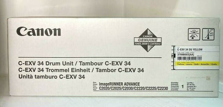 ''CANON C-EXV34 Gelb-drumeenheid 3789B003 Trommel f. iR Adv C2020 C2030 C2220 CEXV