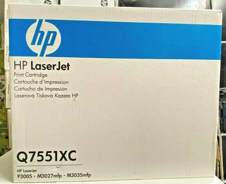 Original HP Q7551XC Toner 51X Schwarz Black f. HP LaserJet P3005 M3027 M3035 NEU