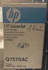 "Original HP 70A Smart Toner Druckkassette Schwarz Q7570AC Black für M5025 M5035