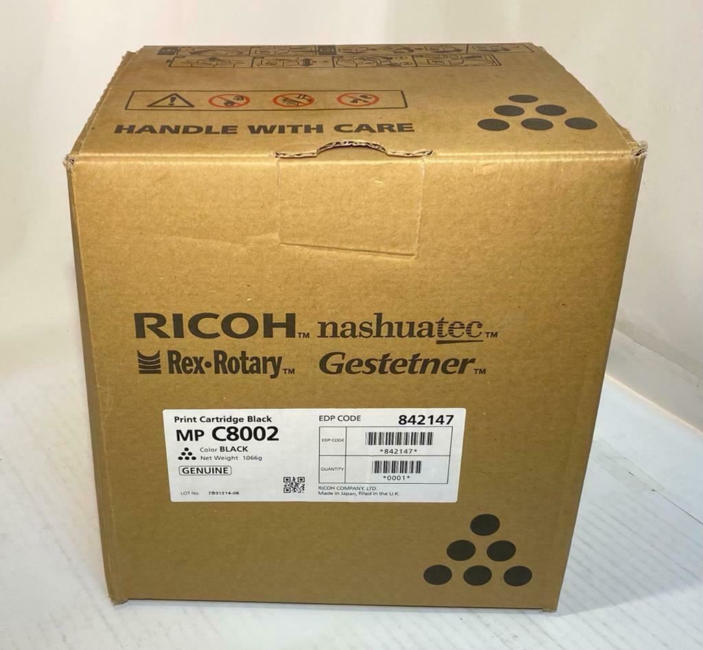 "Original RICOH Toner Schwarz Black 842147 für Ricoh Aficio MP C8002 C6502 NEU