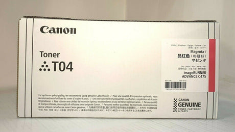 "Original Canon 2978C001 T04 Magenta Toner for imageRUNNER ADVANCE C475 NEW