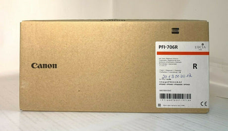 ''Originele Canon PFI-706R Rot Tinte iPF8300 iPF8400 IPF9400 / 700ml INKT 6687B001