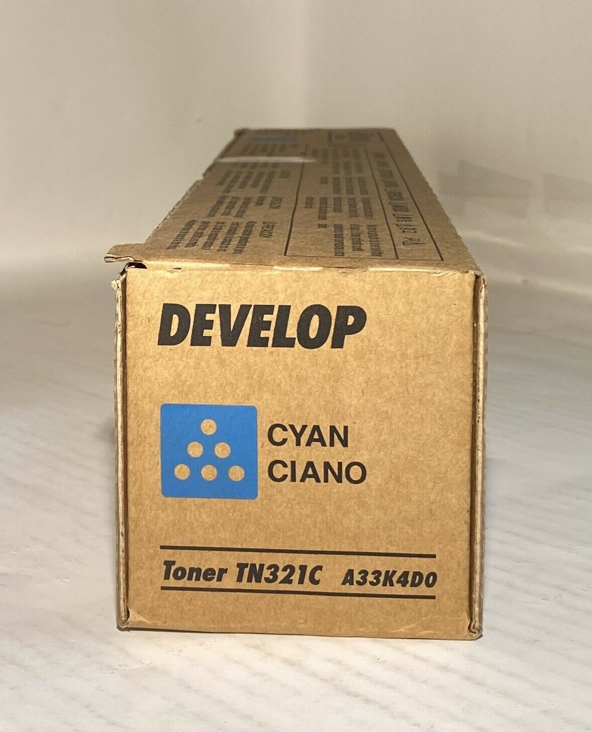 "Original Develop Cyan Toner TN321C A33K4D0 für Ineo Plus 224 284 364 NEU OVP