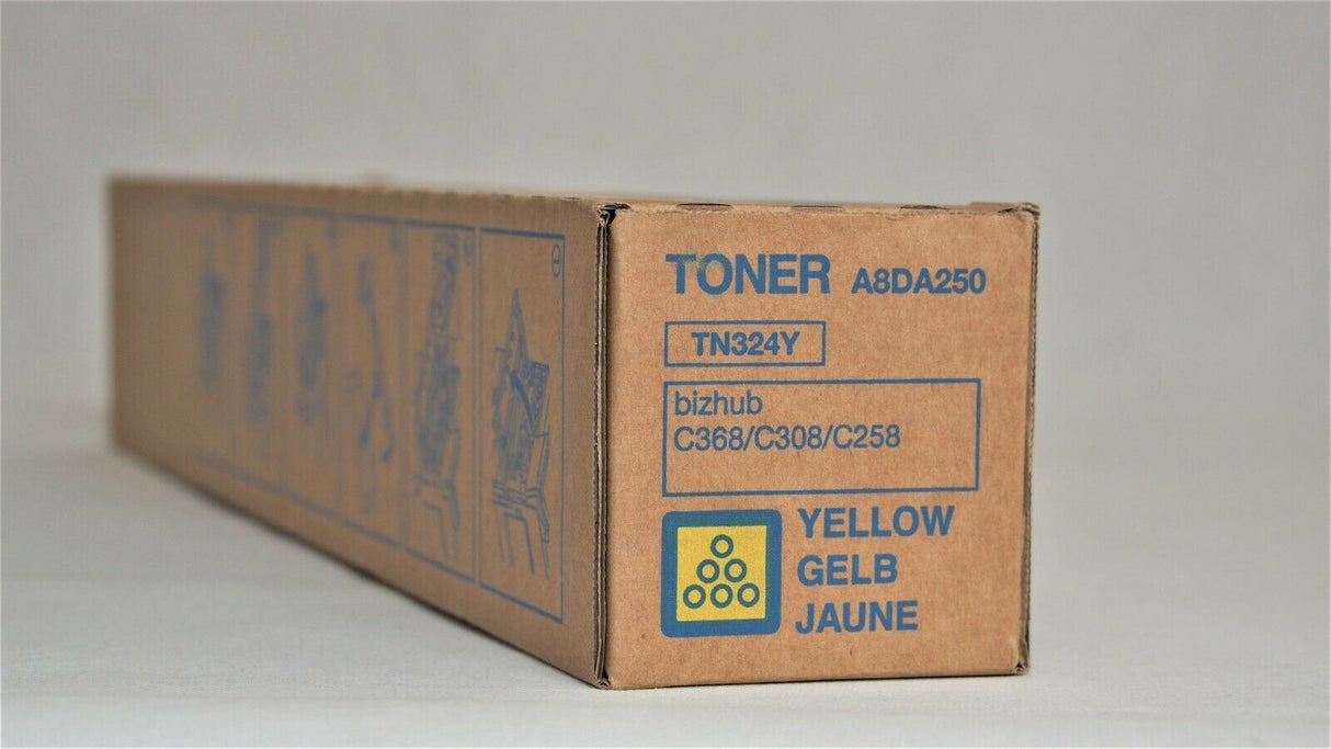 Konica - Minolta A8DA250 TN324Y Toner Gelb Yellow für Bizhub C368 C308 C258 NEU