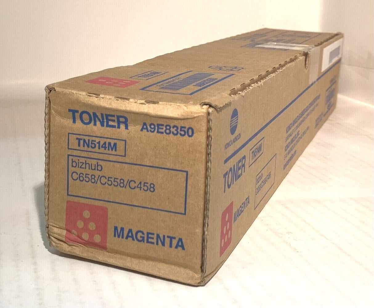 "Original Konica Minolta Toner TN514M Magenta Bizhub C458 C558 C658 A9E8350 NEU´