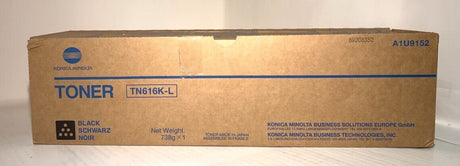 "Toner noir d'origine Konica Minolta TN616K-L A1U9152 pour Bizhub Pro C6000 NOUVEAU