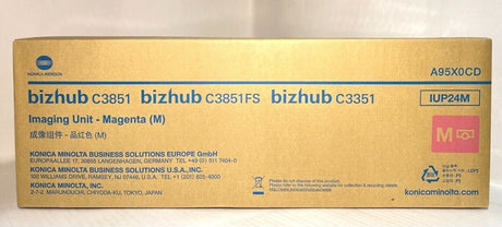"Original Konica Minolta IUP-24M Magenta Imaging Unit A95X0CD for Bizhub C3351