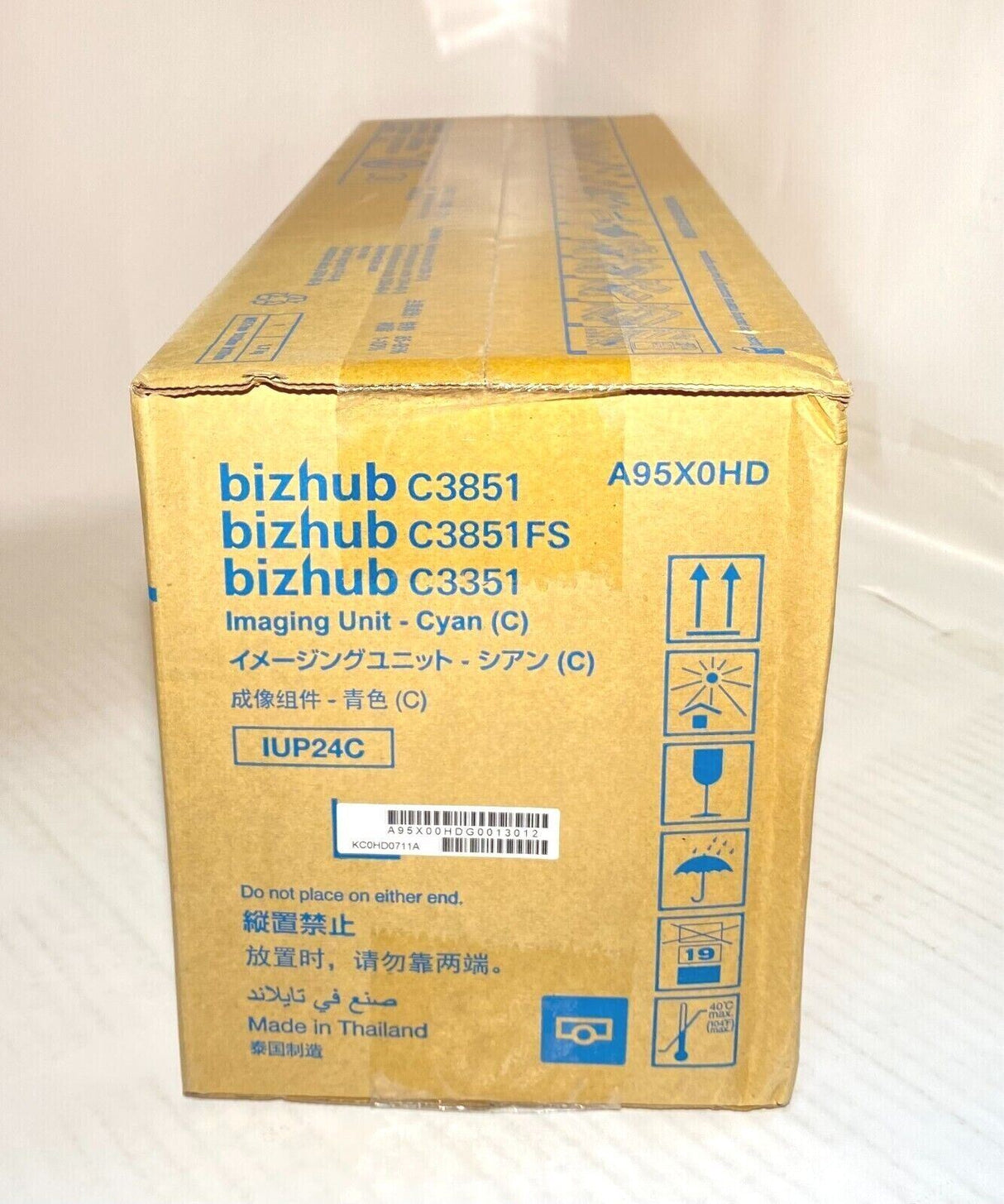 Originální azurový buben Konica Minolta IUP24C A95X0HD pro Bizhub C3351 C3851 NOVÝ