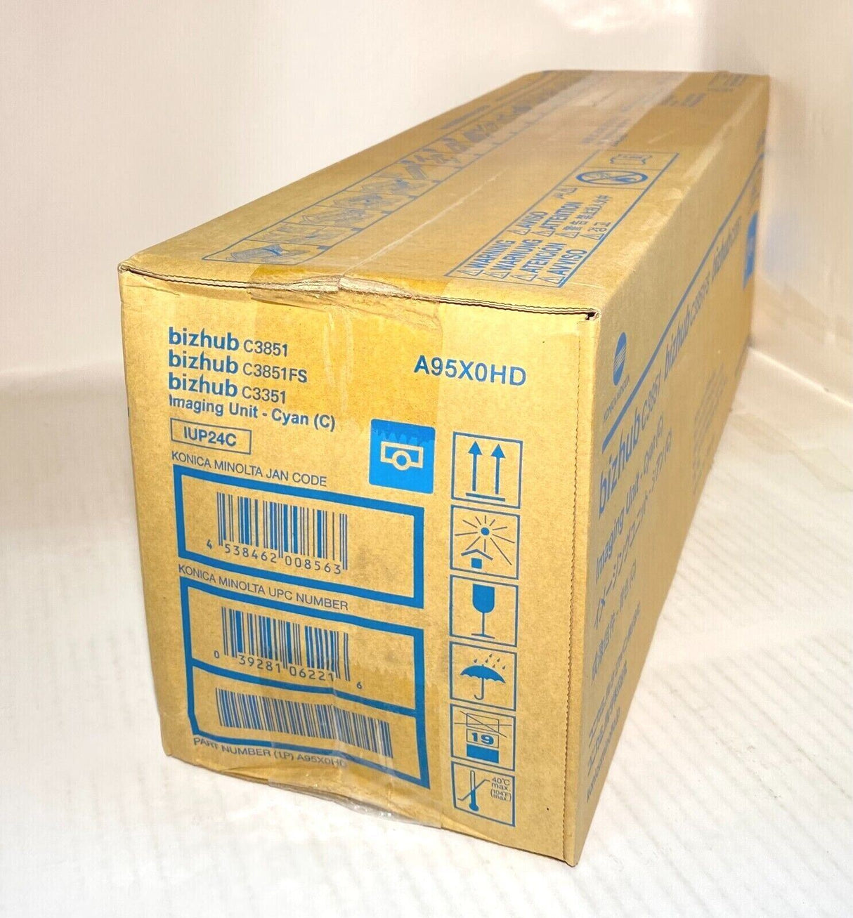 "Original Konica Minolta IUP24C Cyan Drum A95X0HD for Bizhub C3351 C3851 NEW